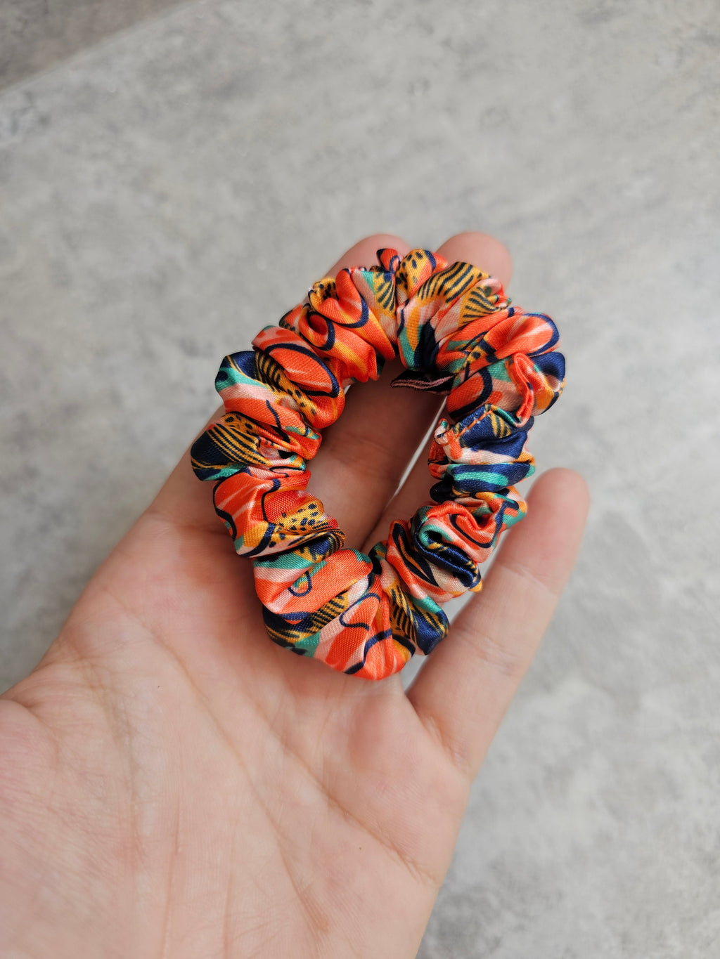 Mini Satin Hair Scrunchie