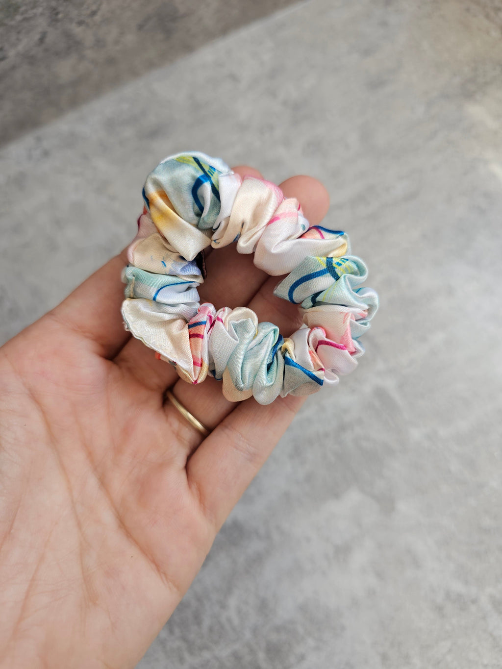 Mini Satin Hair Scrunchie