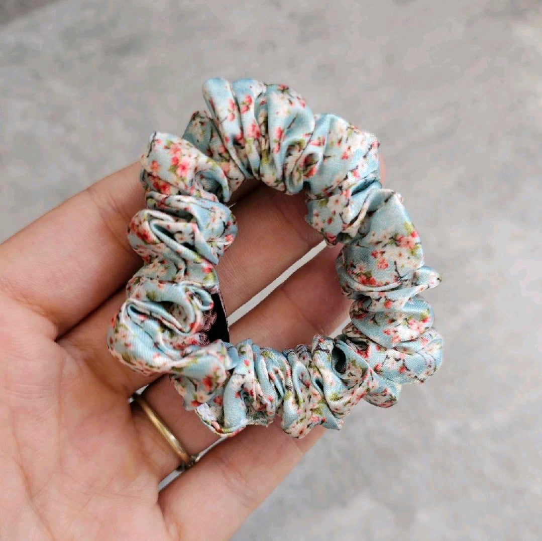 Mini Satin Hair Scrunchie