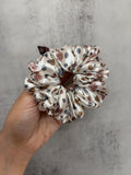 Petals Midi Satin Hair Scrunchie
