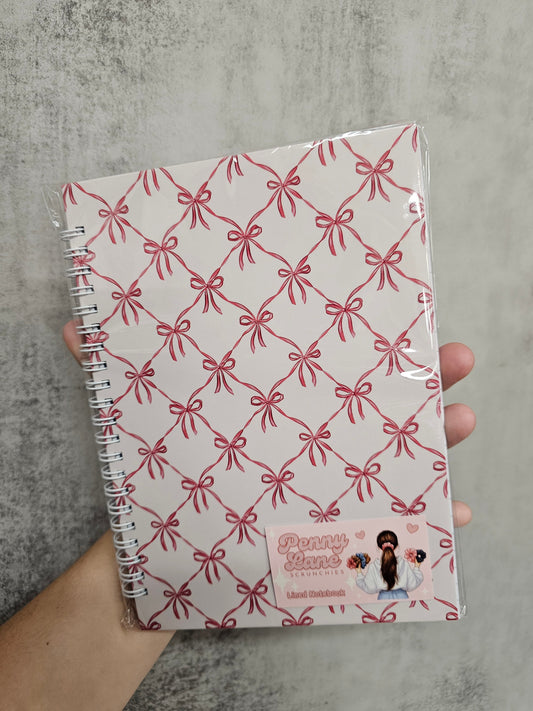 Pink Bows Notebook.