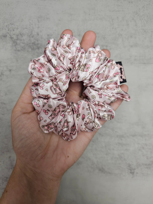 I'm Just A Girl Midi Satin Hair Scrunchie