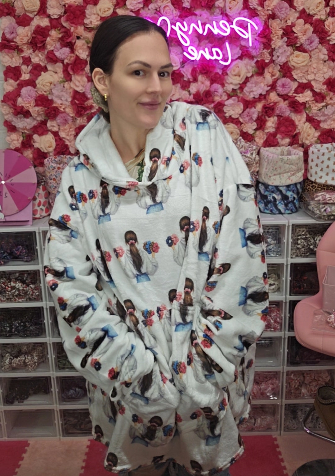 Hooded Blanket, PLS Scrunchie Girls