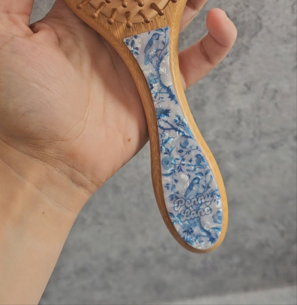 IMPERFECT bluebirds Paddle Brush