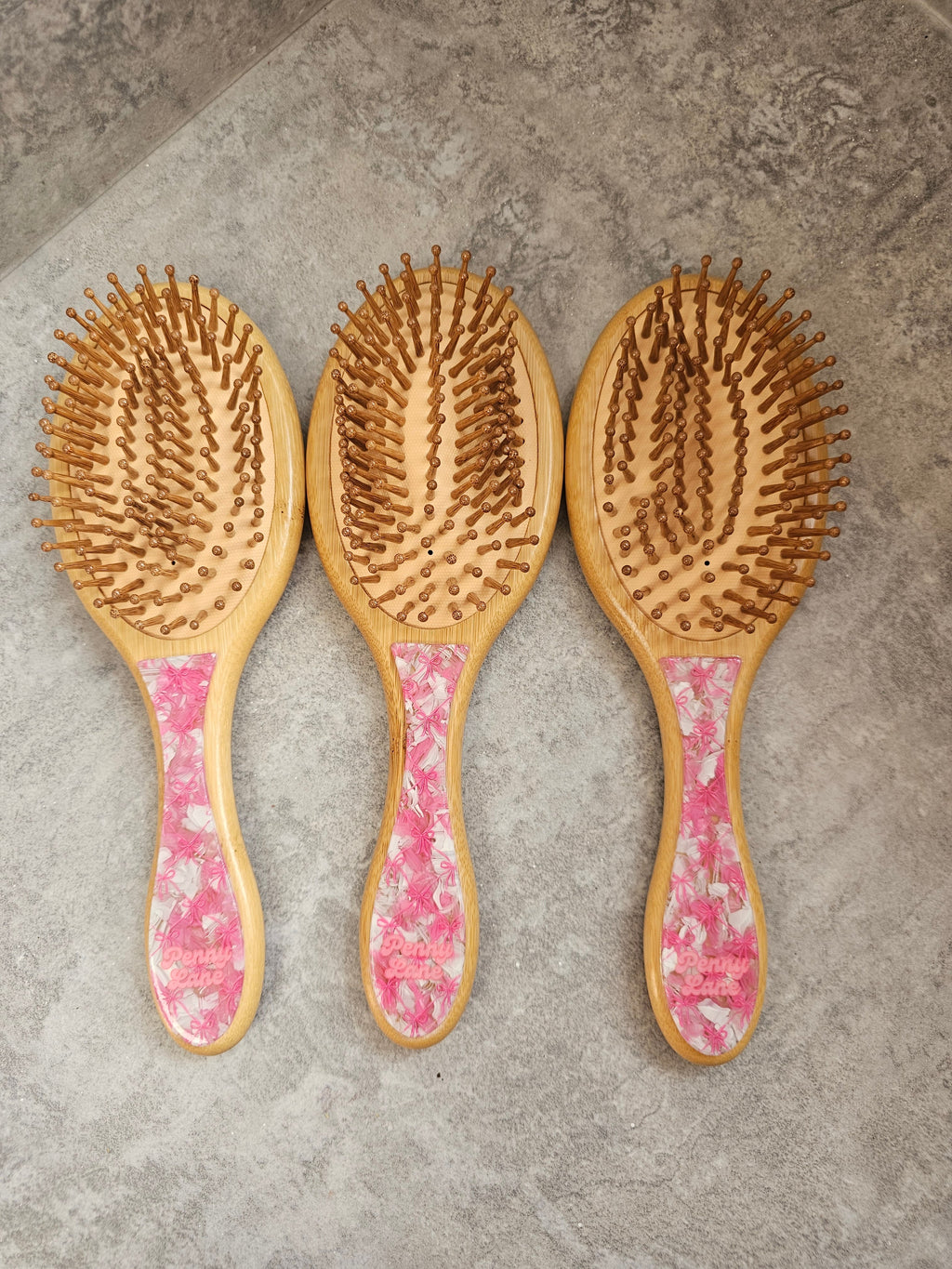 IMPERFECT bluebirds Paddle Brush
