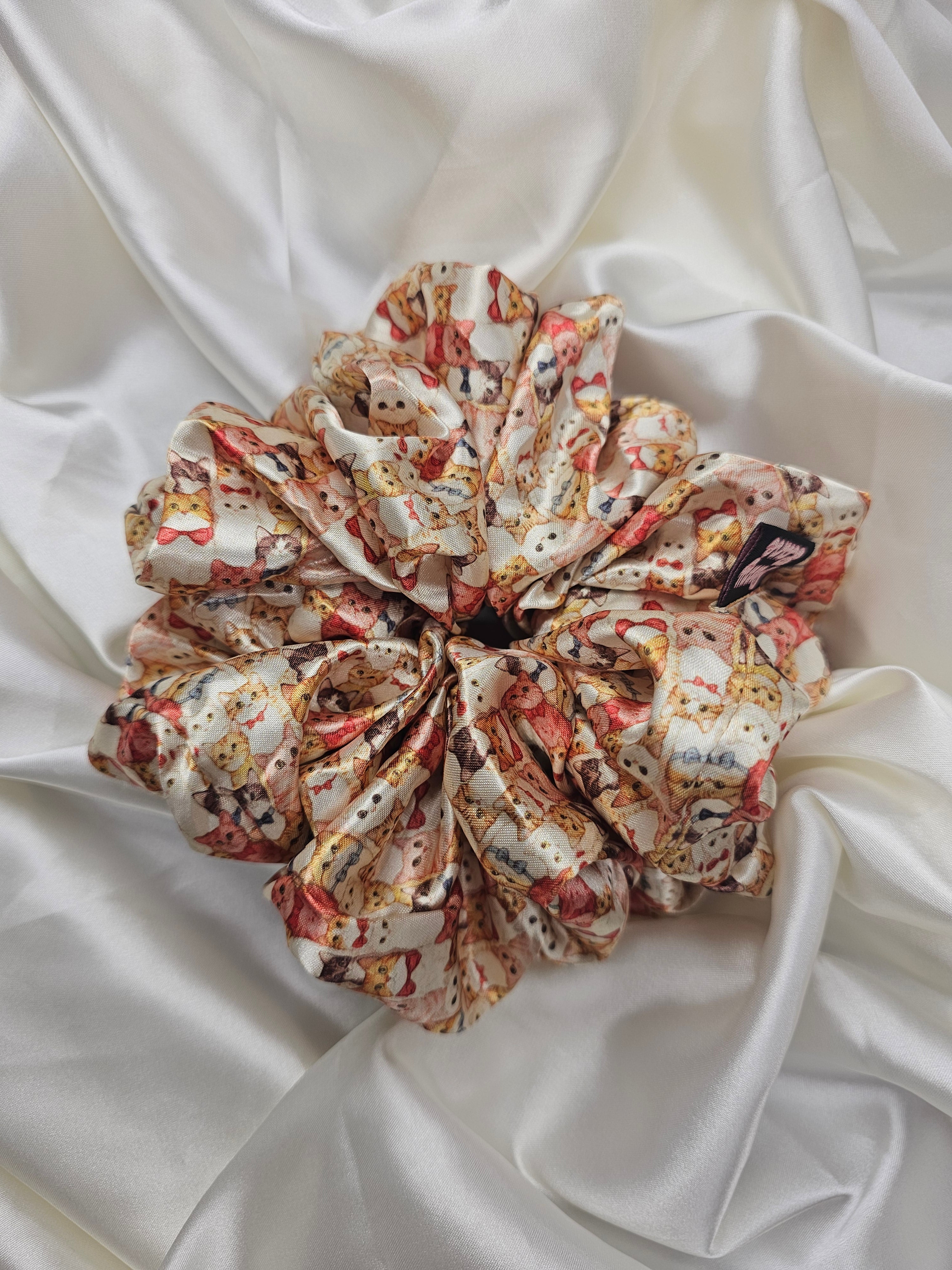 Copy-Cat XL Satin Hair Scrunchie