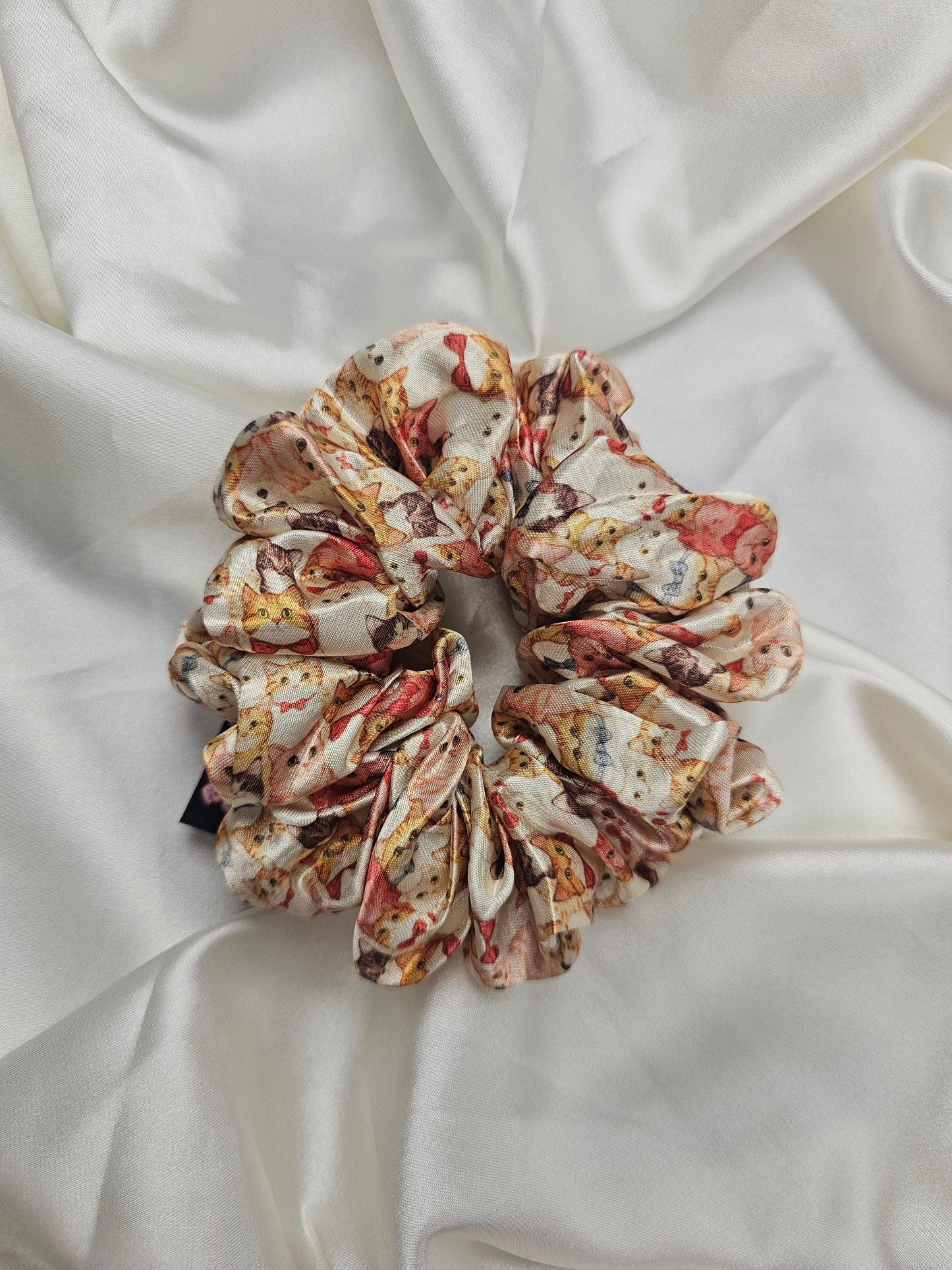 Copy-Cat Midi Satin Hair Scrunchie