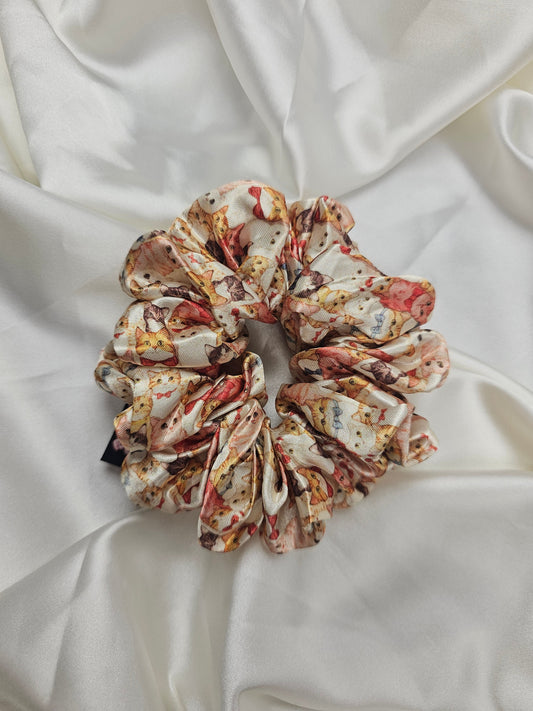 Copy-Cat Midi Satin Hair Scrunchie