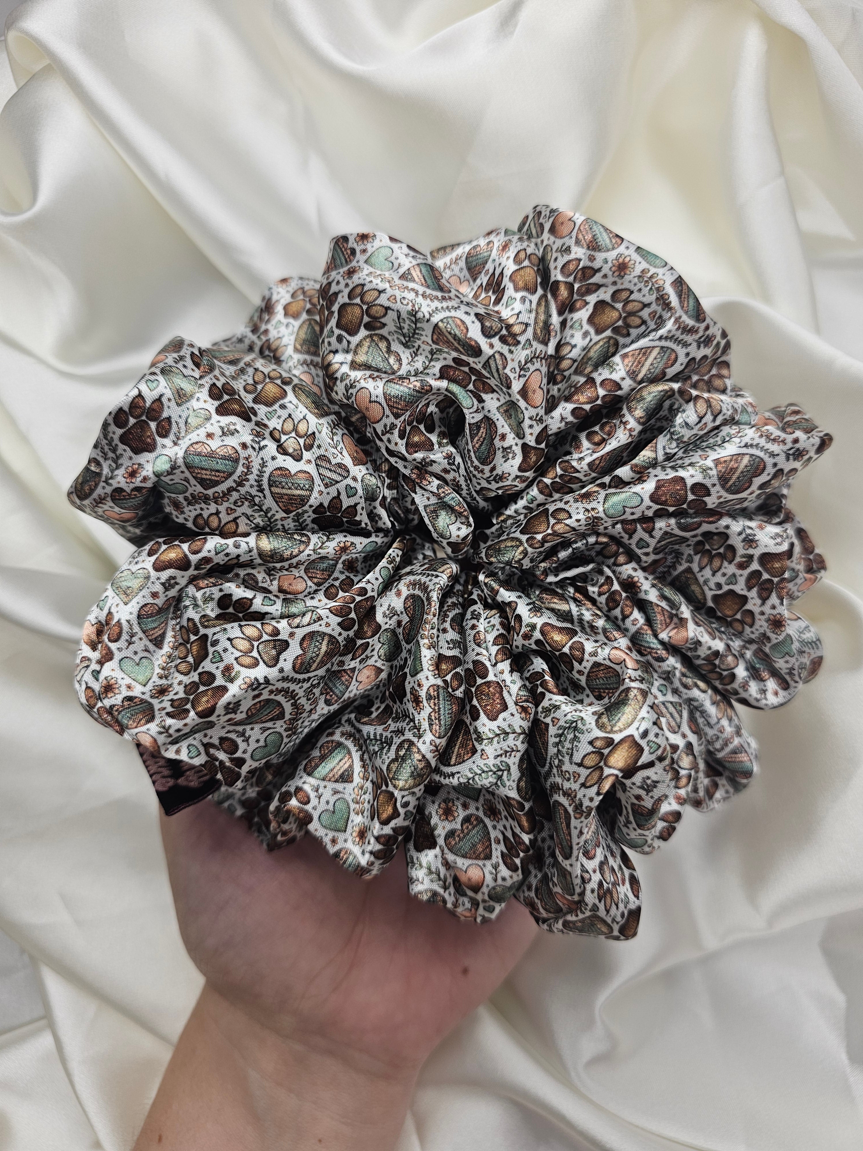 Western Paws XL Satin Hair Scrunchie