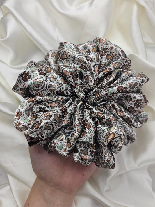 Western Paws XL Satin Hair Scrunchie