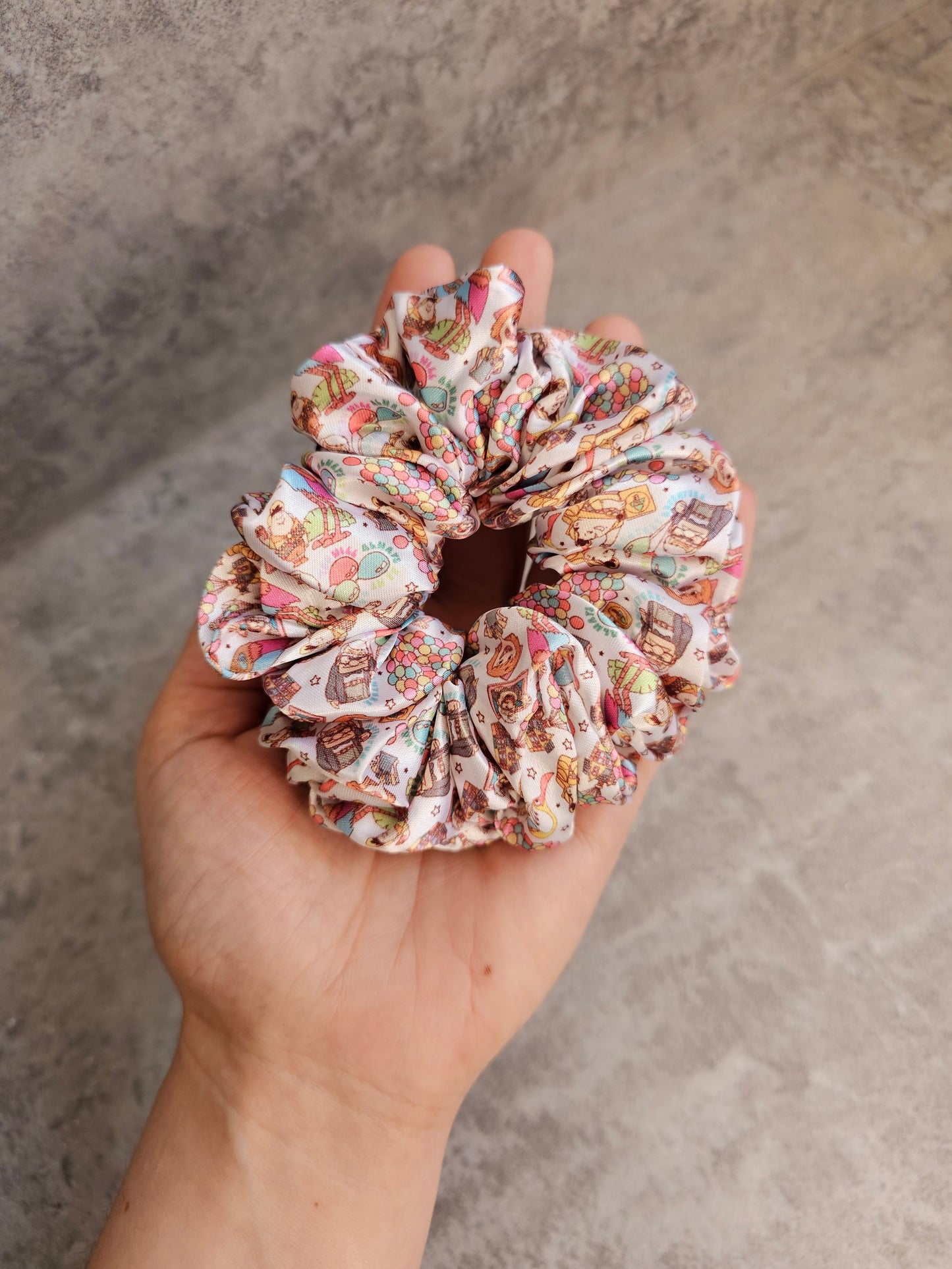 Up And Away Midi Satin Hair Scrunchie