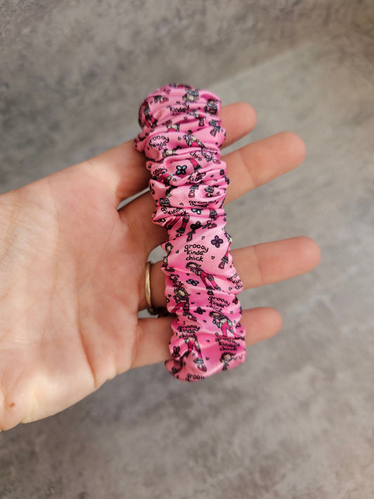 Groovy Gal Scrunchie Keyring