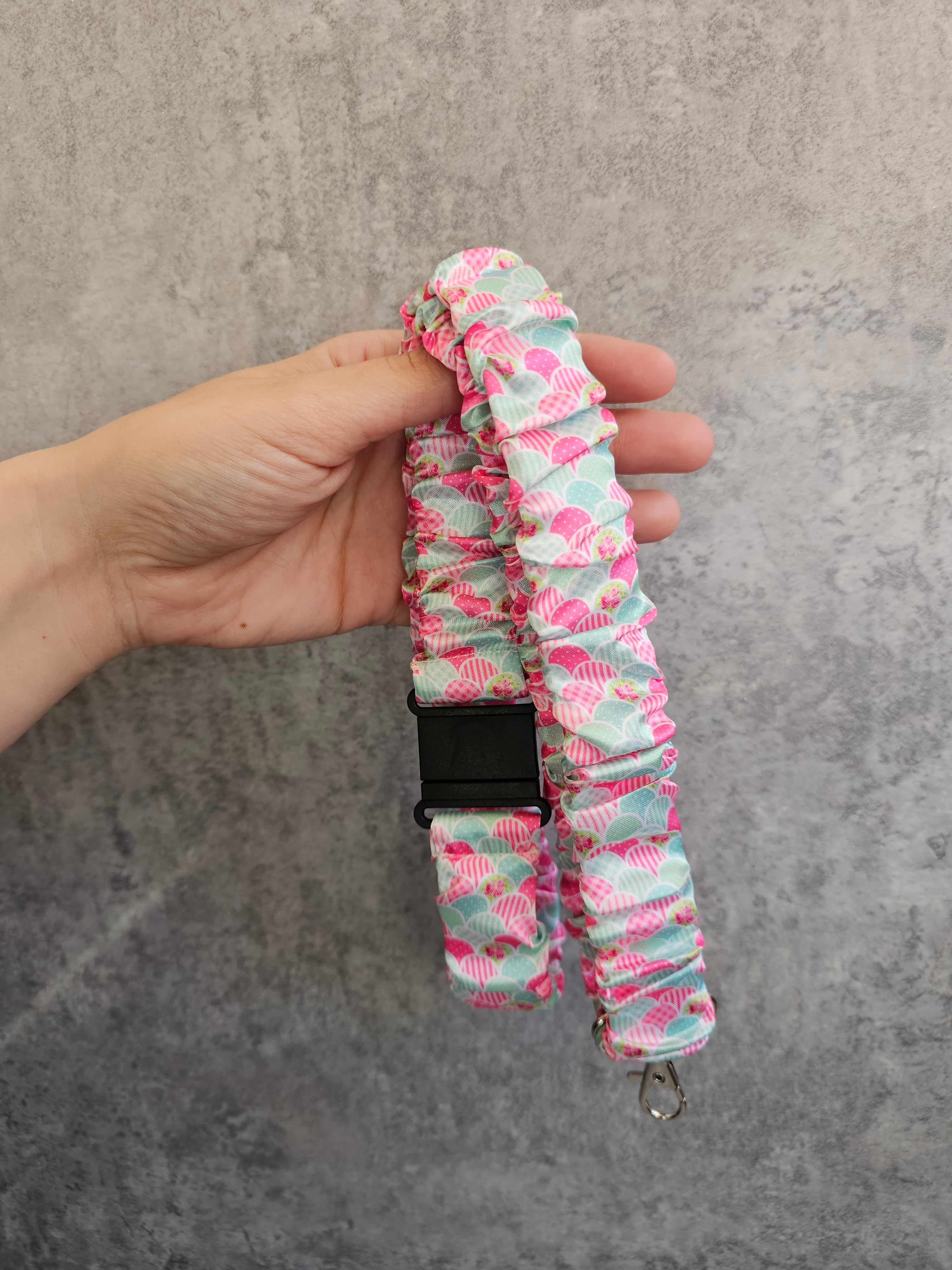 Rosewater Scrunchie Lanyard