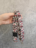 Leopard Cherry Bows Scrunchie Lanyard