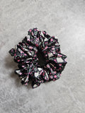 Pink Ghosty Midi Satin Hair Scrunchie