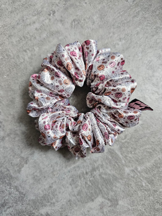 Girly Ghouls Midi Satin Hair Scrunchie