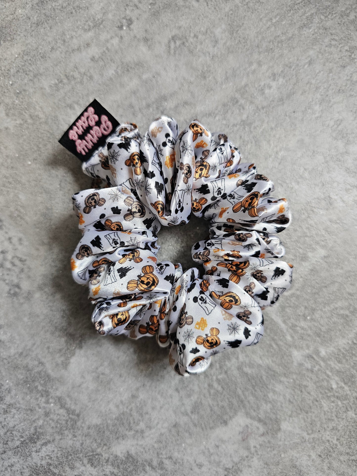 Mousey Manor Midi Satin Hair Scrunchie