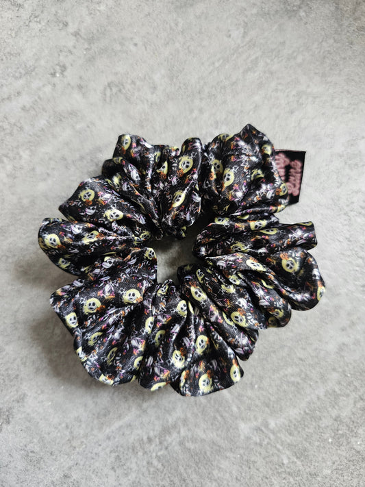 J The Skeleton Midi Satin Hair Scrunchie