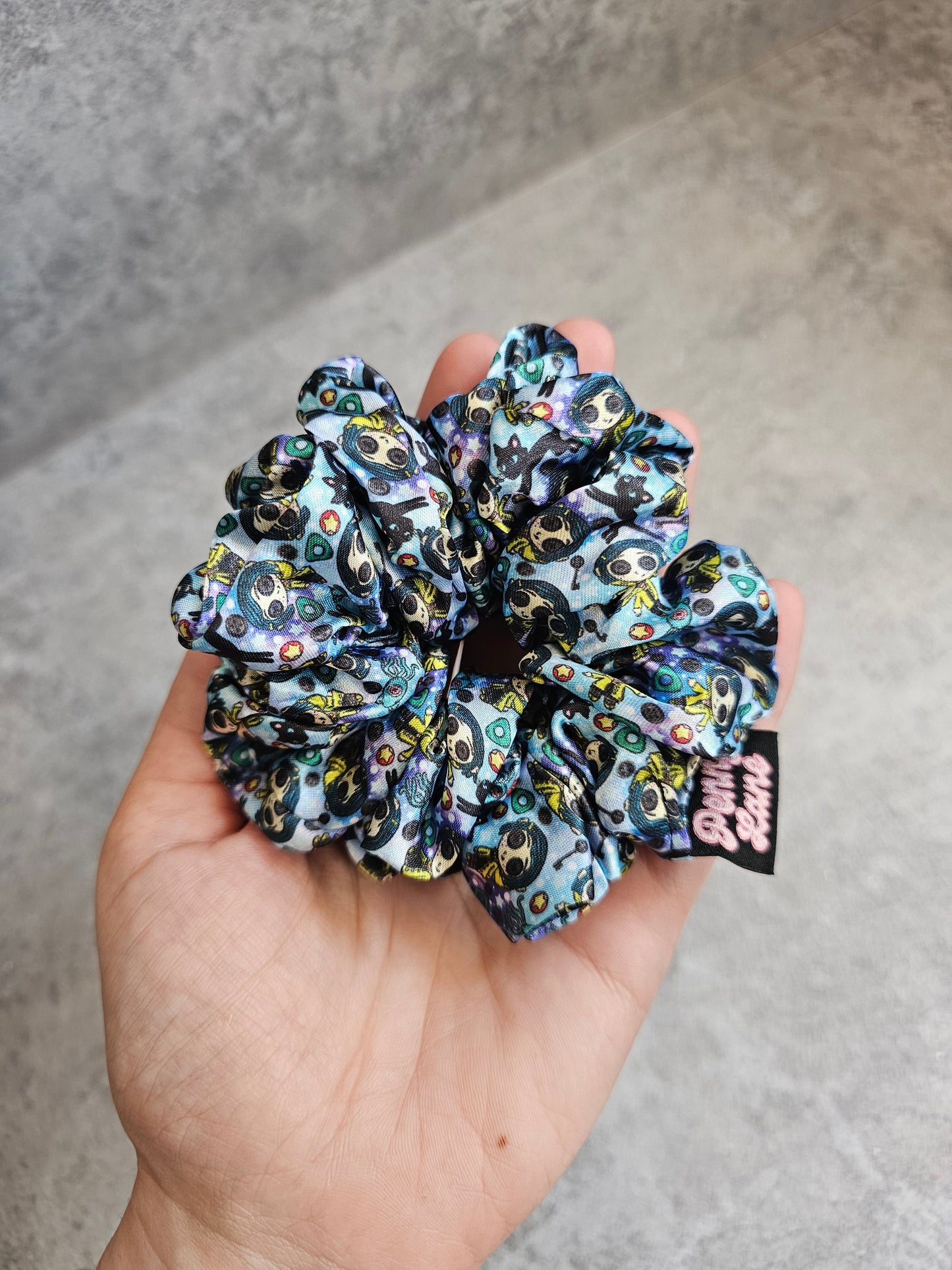 Cora Doll Midi Satin Hair Scrunchie
