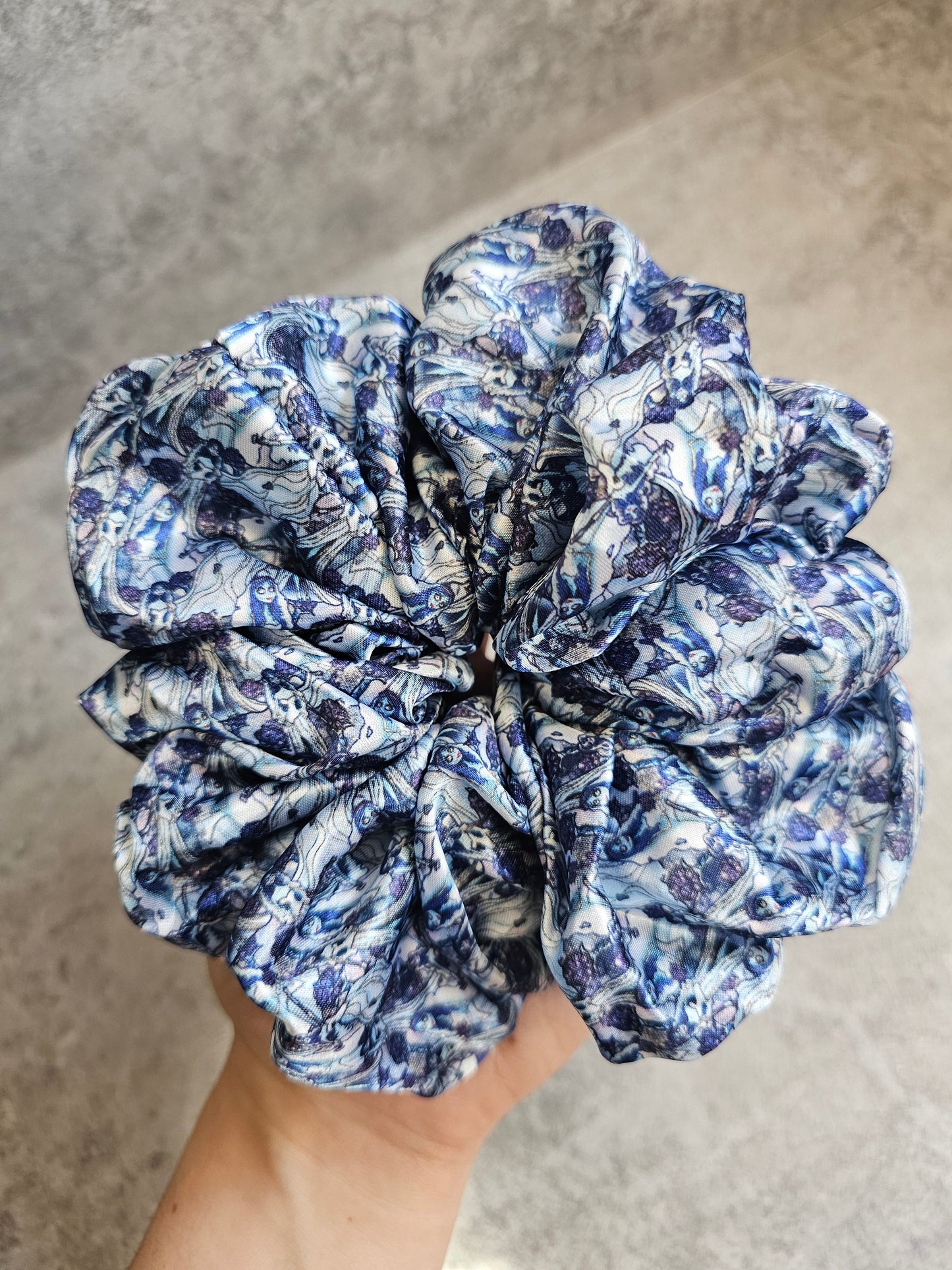 Corpse Wife XL Satin Hair Scrunchie