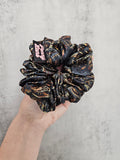 Feline Luxe Midi Satin Hair Scrunchie