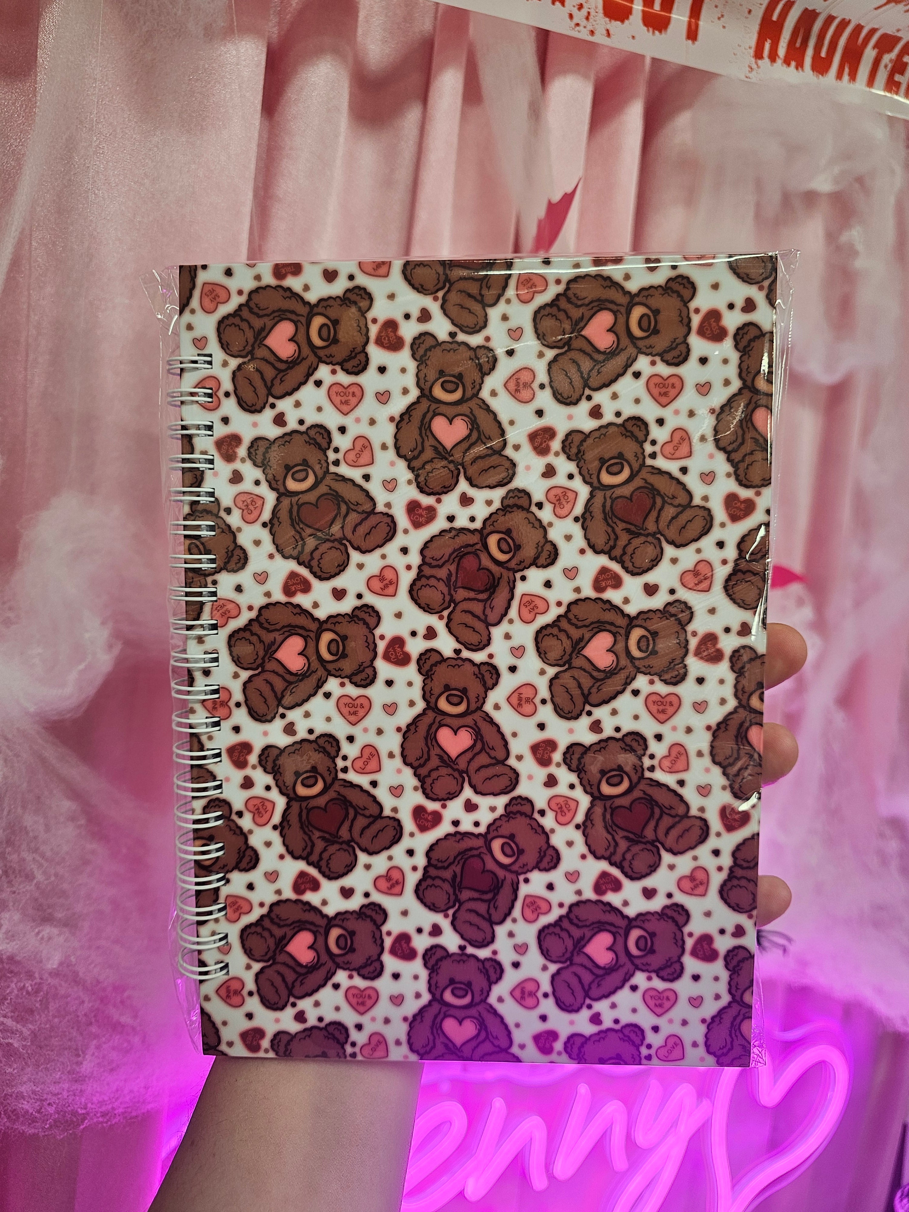 Teddy Love Notebook.