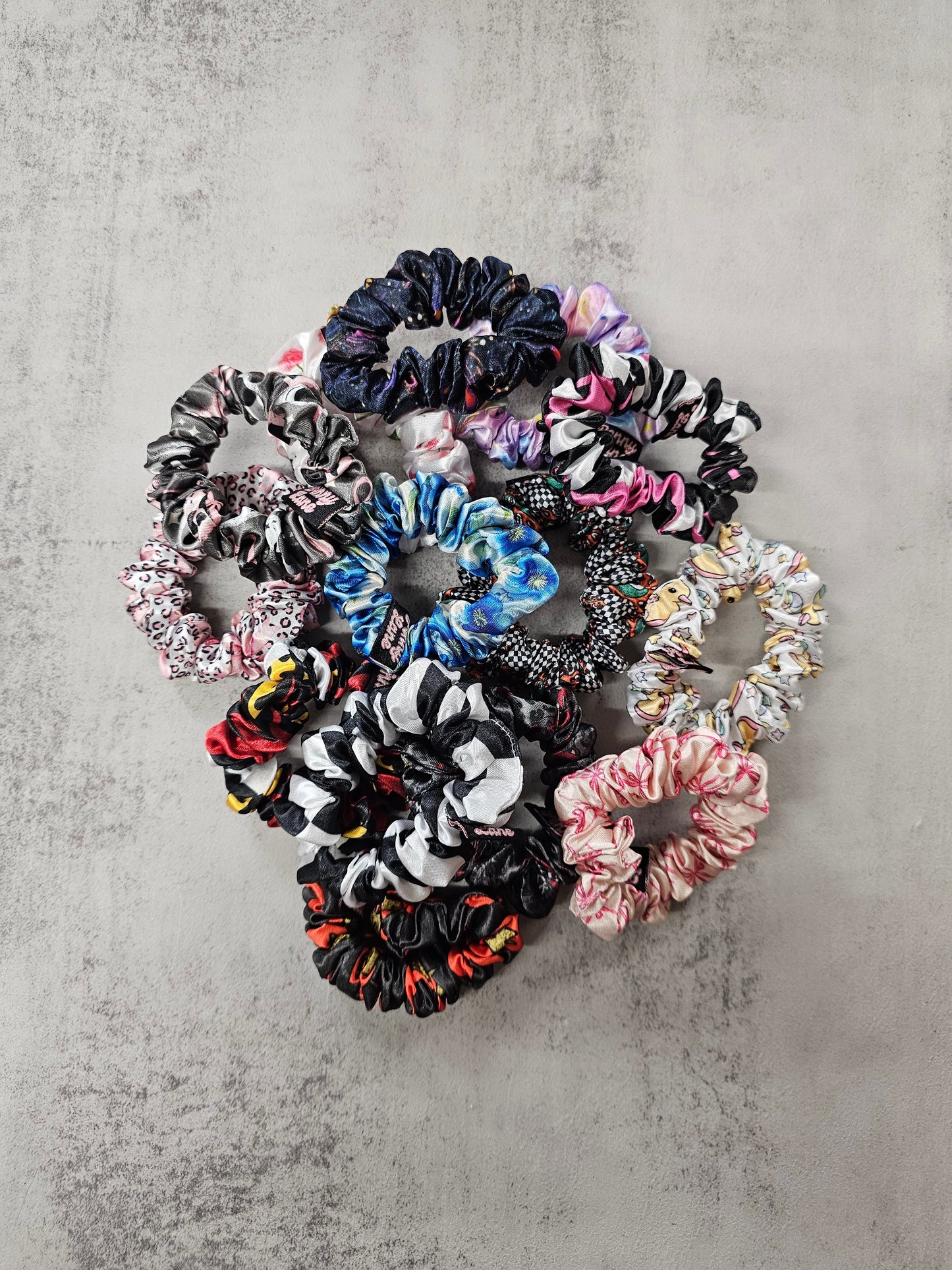 Mini Satin Hair Scrunchie, new designs