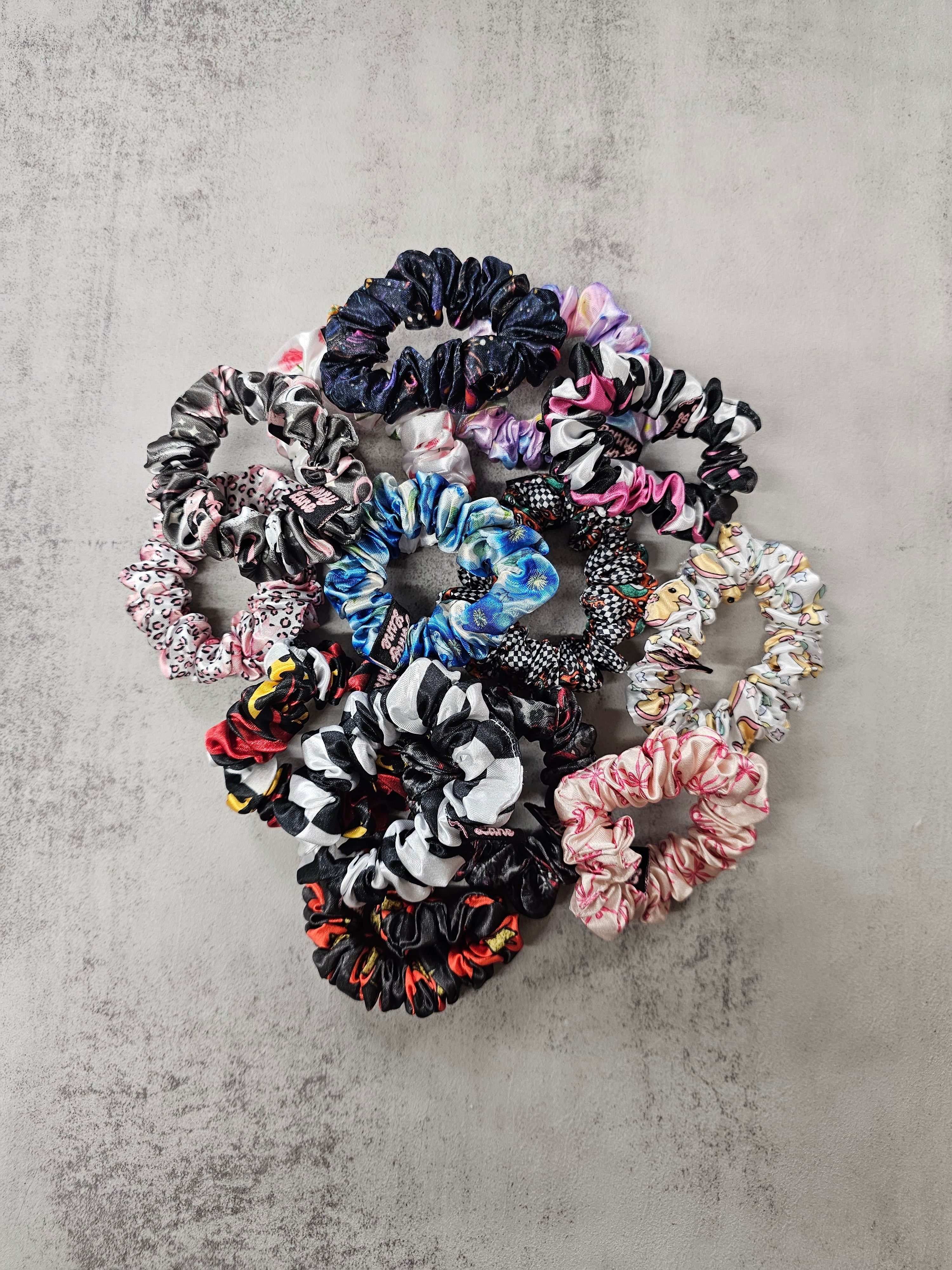 Mini Satin Hair Scrunchie, new designs