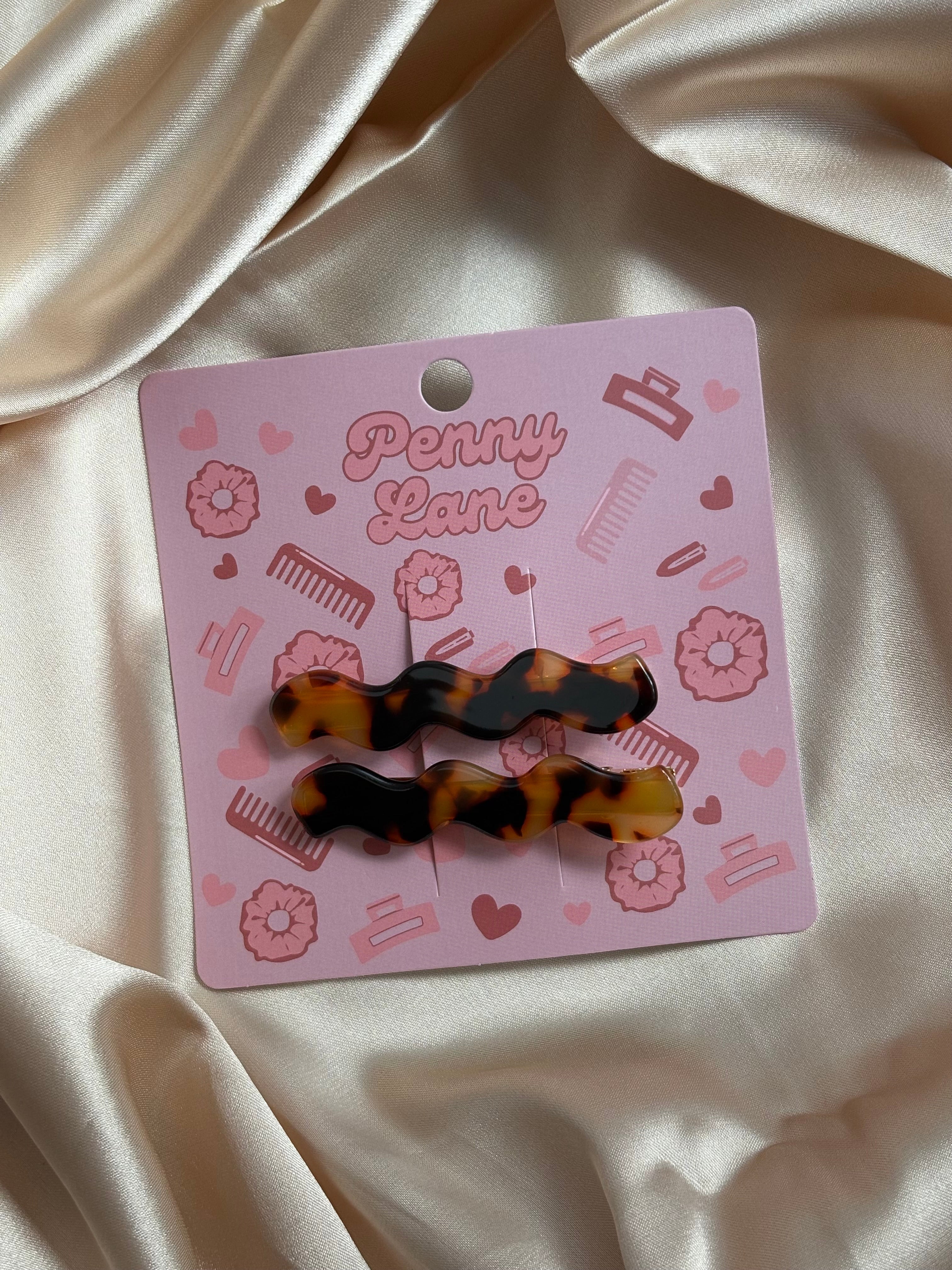 2 pack acetate crocodile clips. PLS custom hair clips.