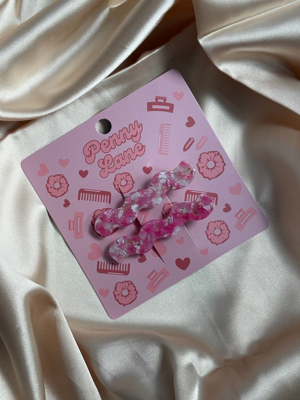 2 pack acetate crocodile clips. PLS custom hair clips.