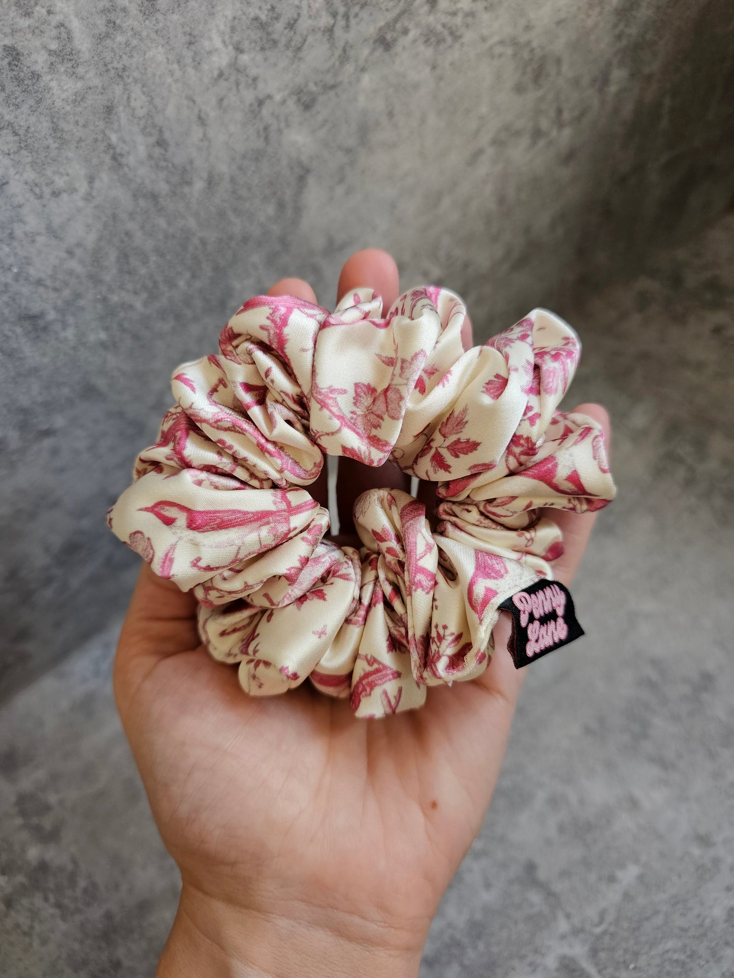 Pinkbirds Luxury Satin MIDI Hair Scrunchie