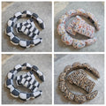 Bubble Headband Set,  Custom Print Headband and wristlet set, Gift