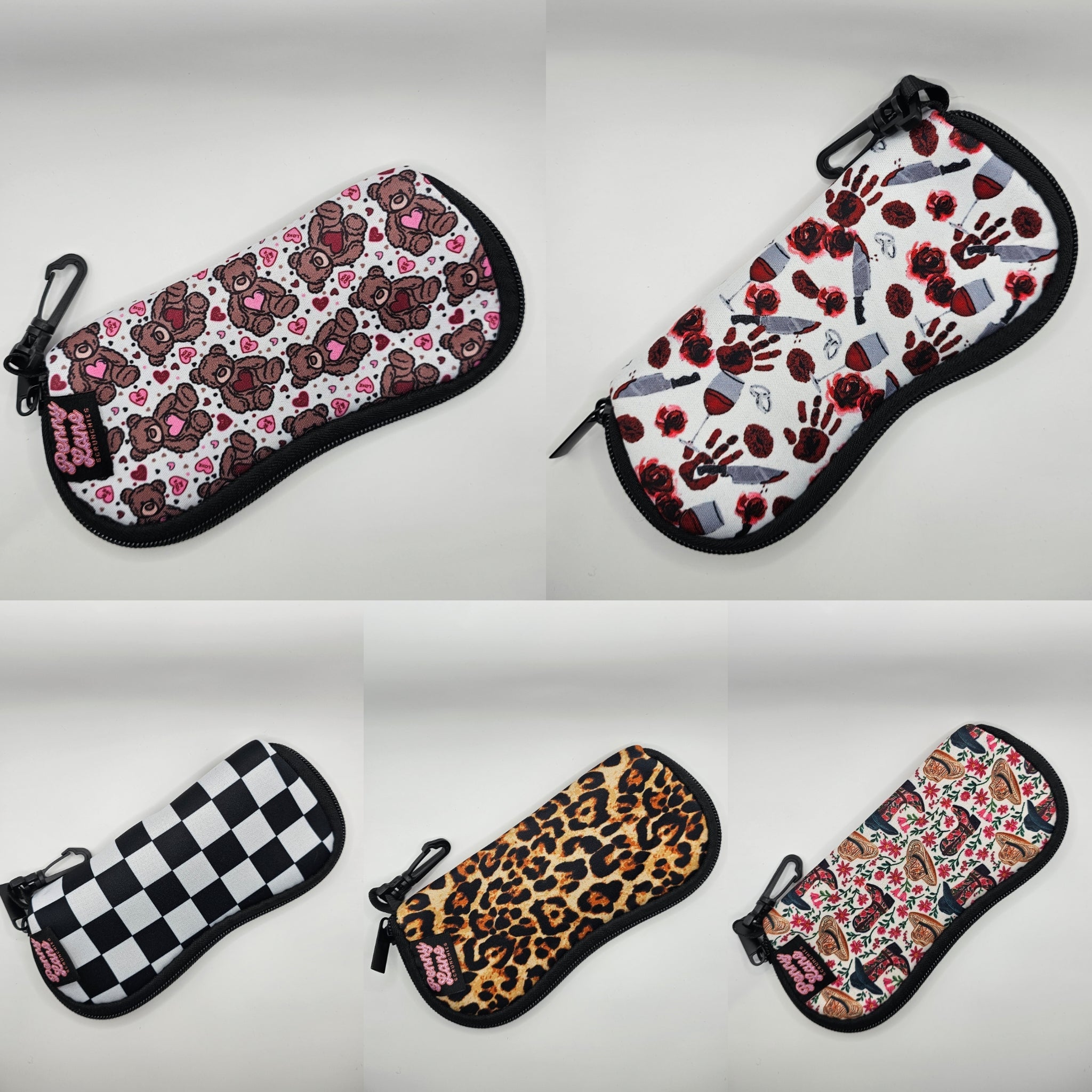 Glasses case, Sunglasses case, neoprene glasses case