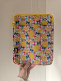 Ipad case, protective neoprene ipad sleeve with zip and pocket.