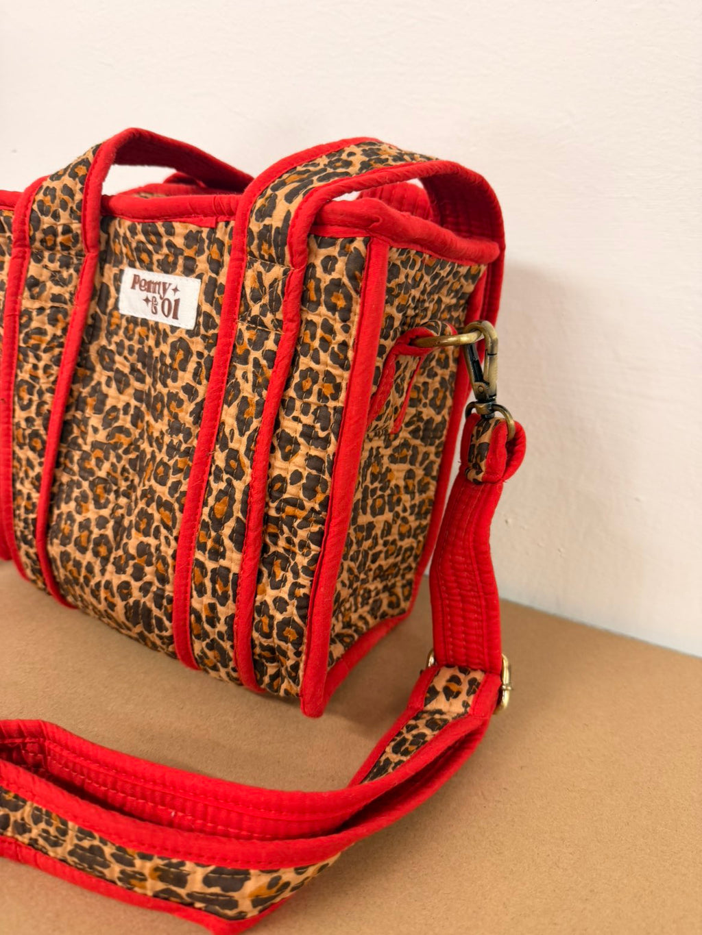 Red Leopard  Mini Tote Bag - Penny & Ol.