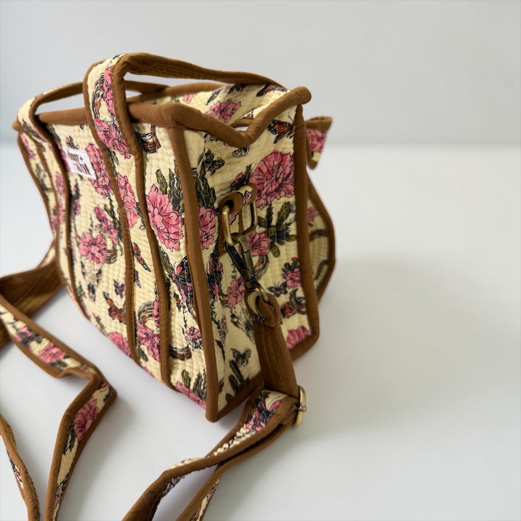 Pink Vintage Western Mini Tote Bag - Penny & Ol