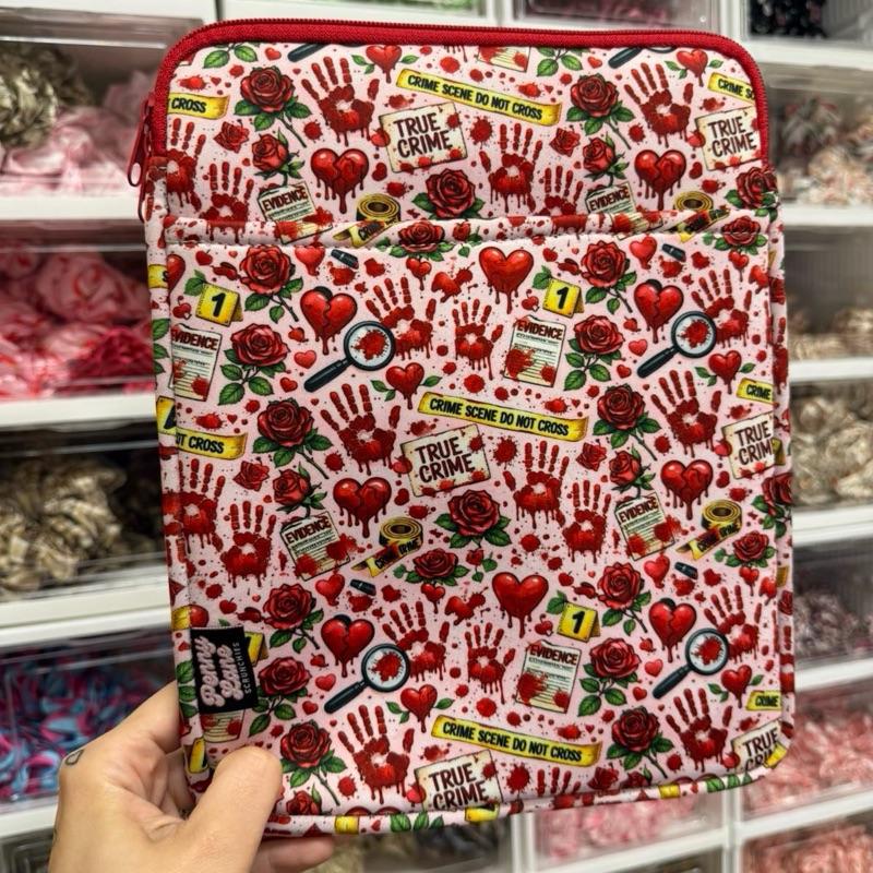 Ipad case, protective neoprene ipad sleeve with zip and pocket.
