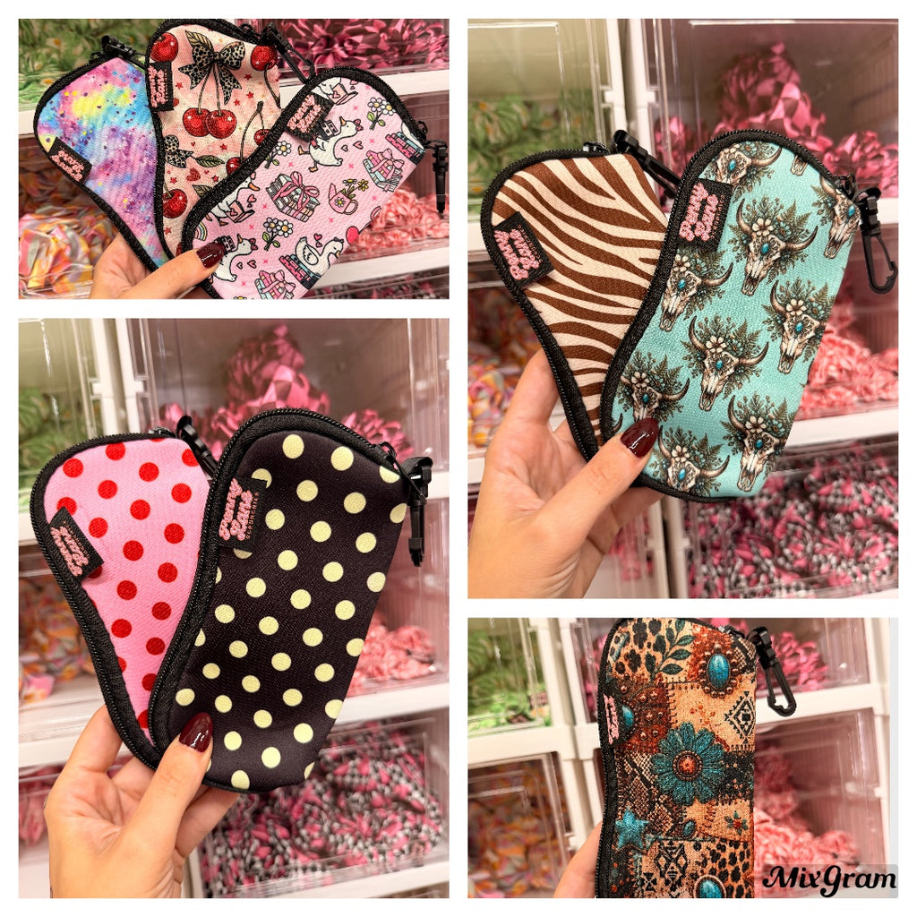 Glasses case, Sunglasses case, neoprene glasses case