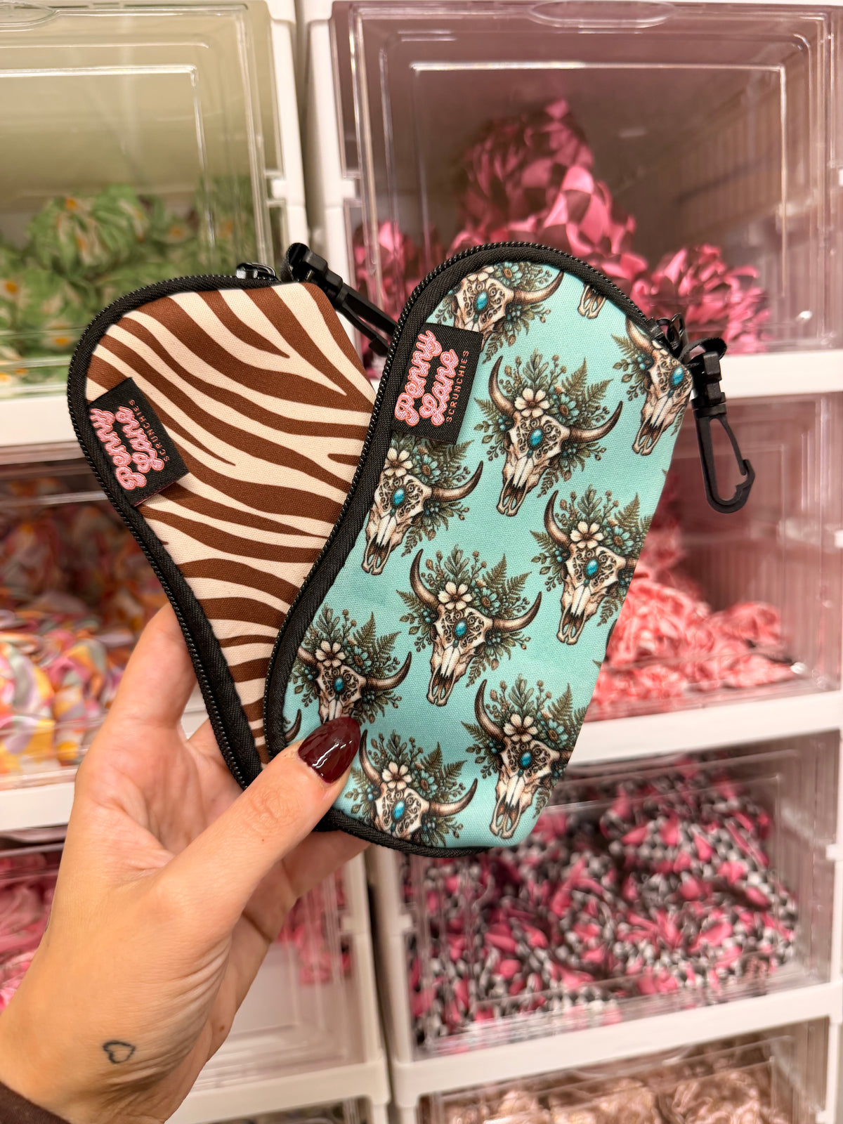 Glasses case, Sunglasses case, neoprene glasses case