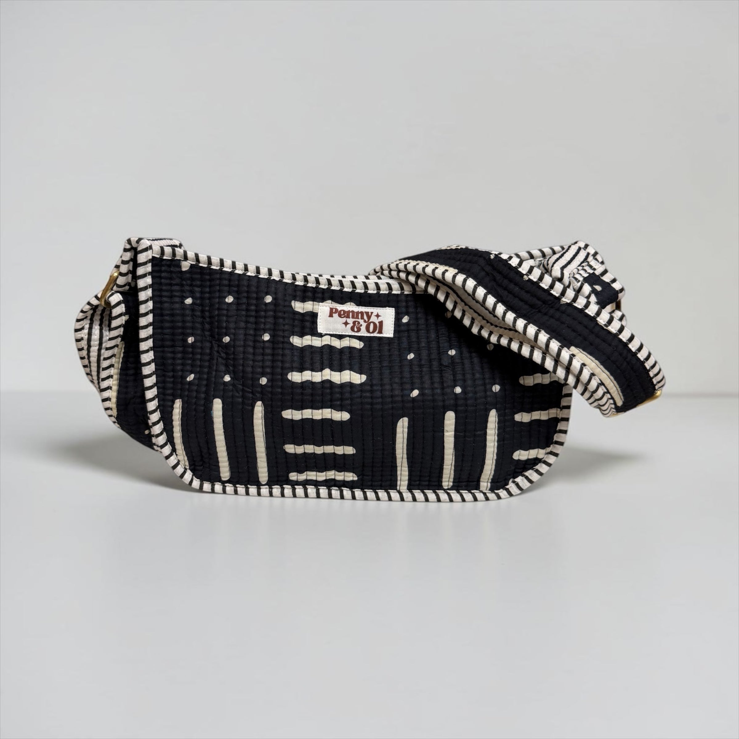 Monochrome Mini SHOULDER bag, cross body bag.