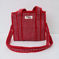 Red Baby Gingham MINI Tote Bag - Penny & Ol