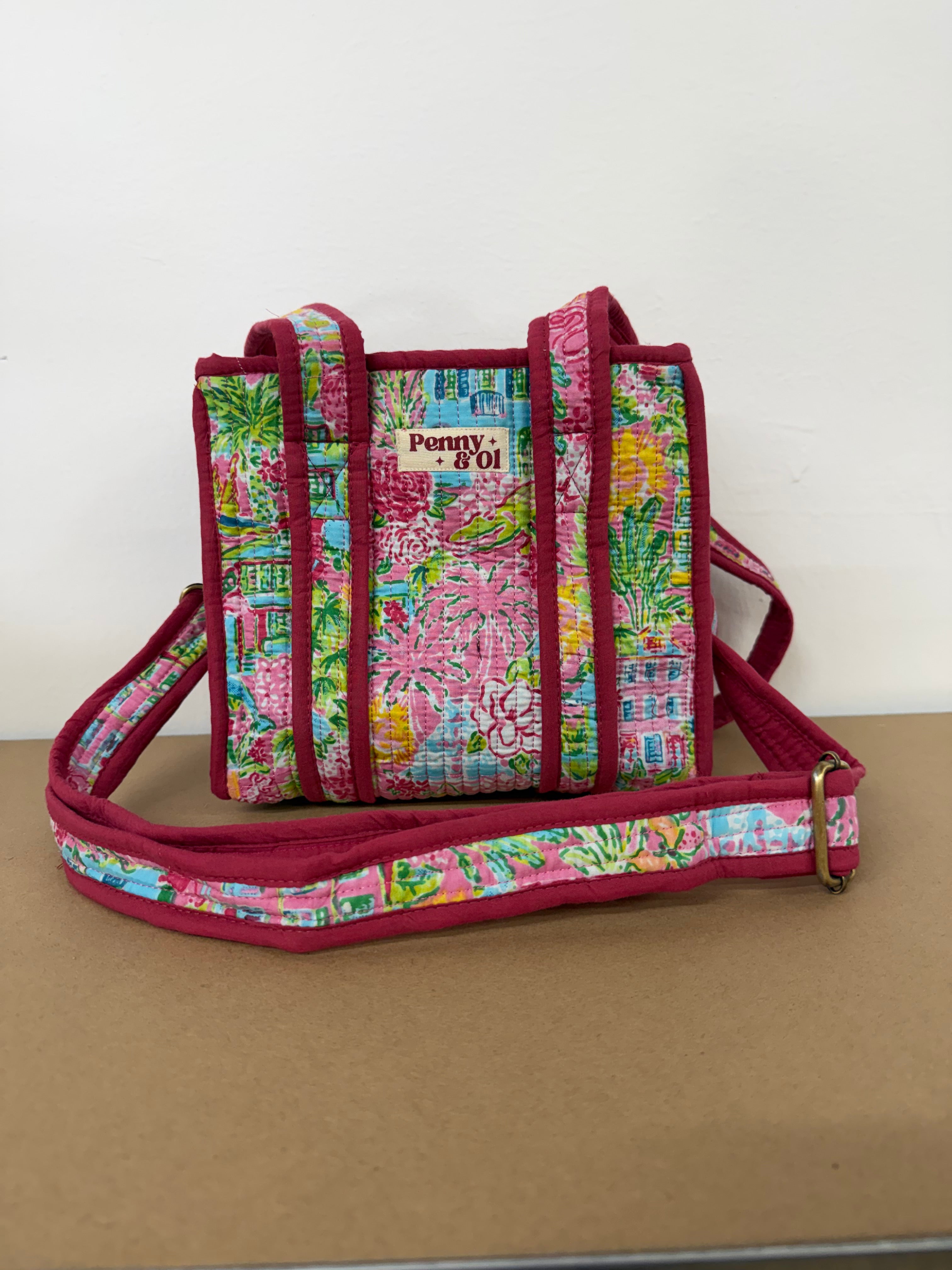 Summer village Mini Tote Bag - Penny & Ol.