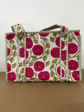 Pink posy collection, tote bags. Cotton tote bags all sizes