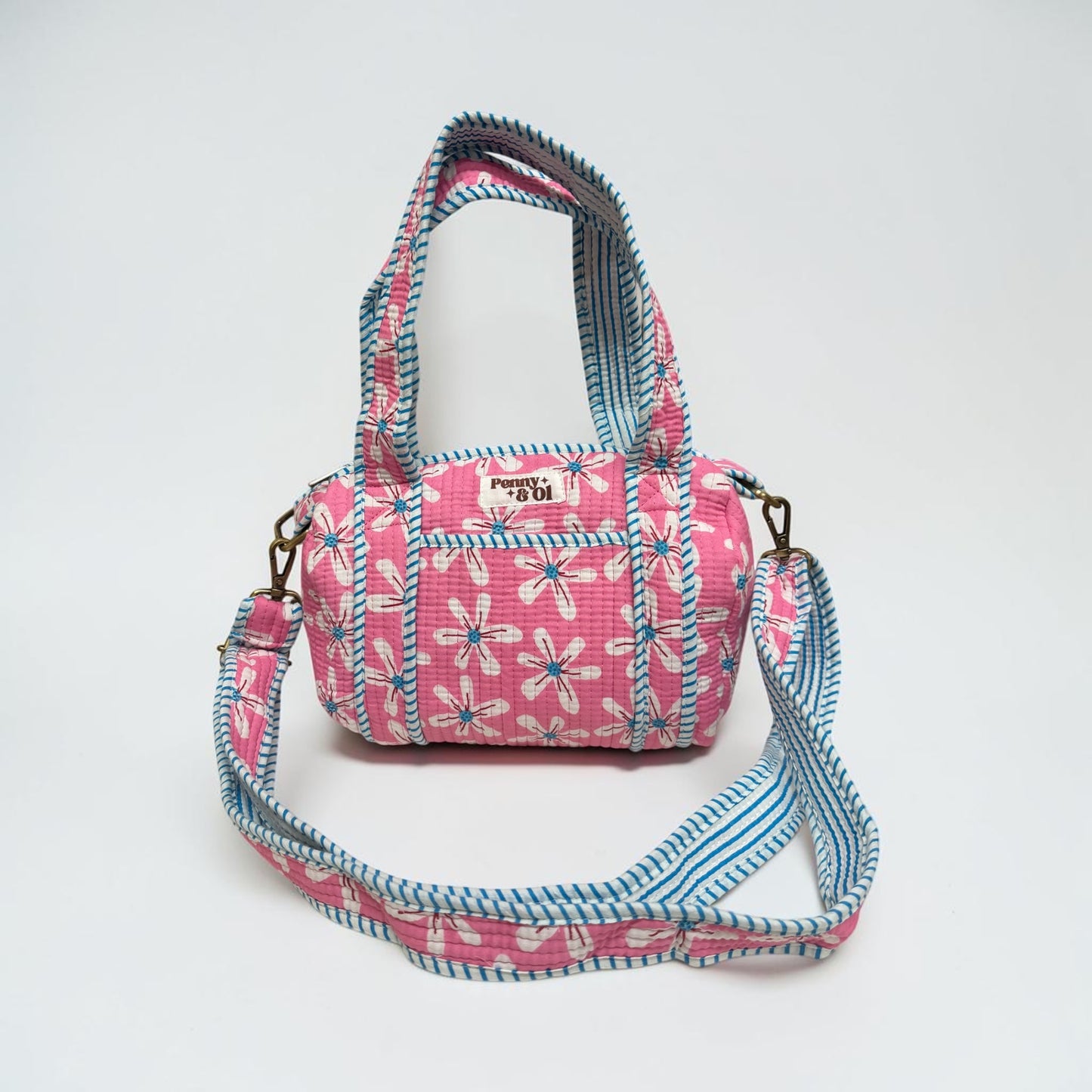 Daisy Dream Mini Duffle Tote Bags - Penny & Ol