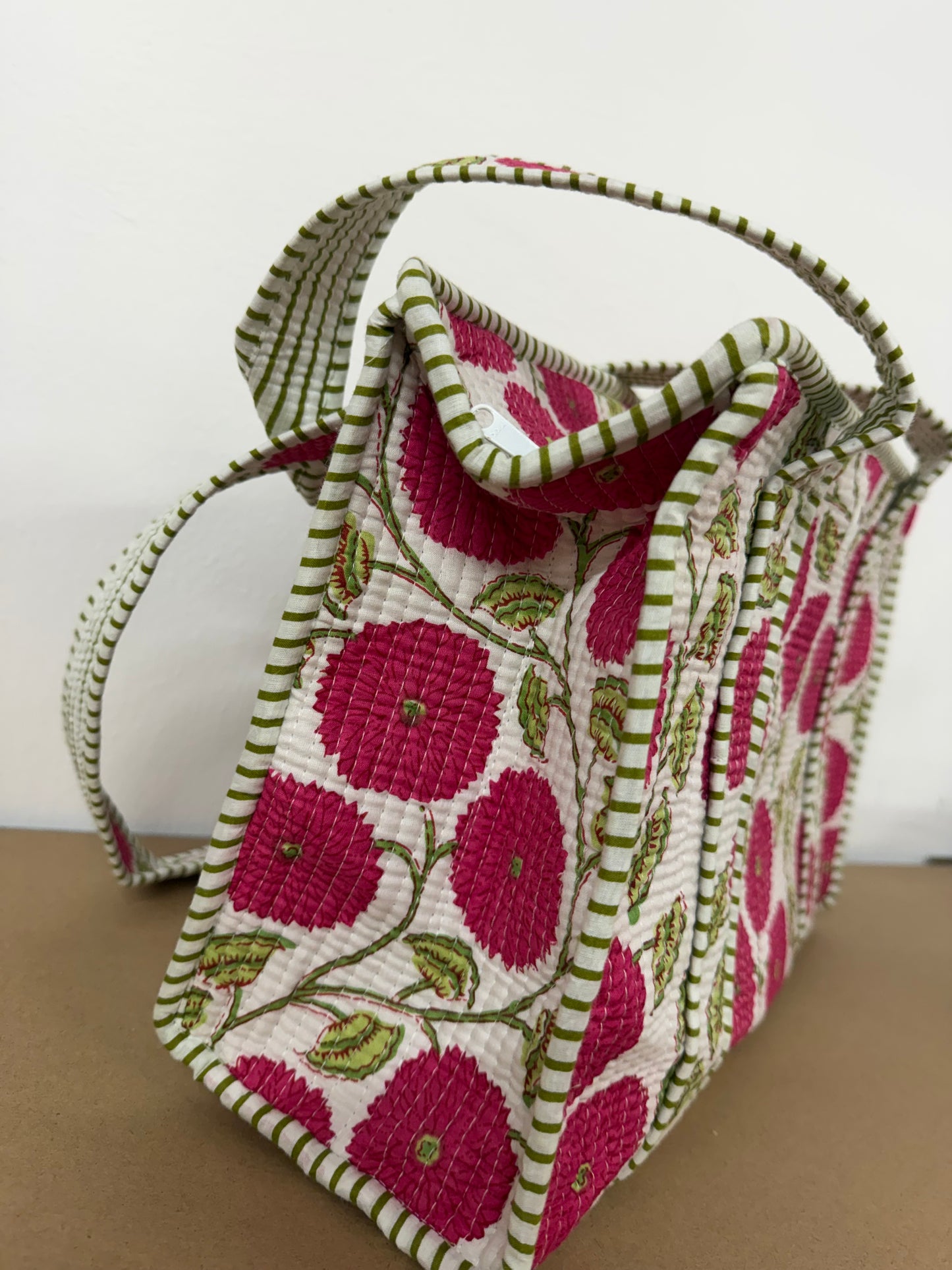 Pink posy collection, tote bags. Cotton tote bags all sizes