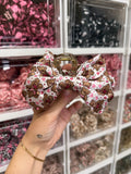 Teddy love Fabric Claw Clip, Custom Made PLS Fabrics