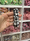 Black Diamonds Scrunchie Keyring