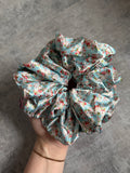 Spring Blossom XL Satin Hair Scrunchie