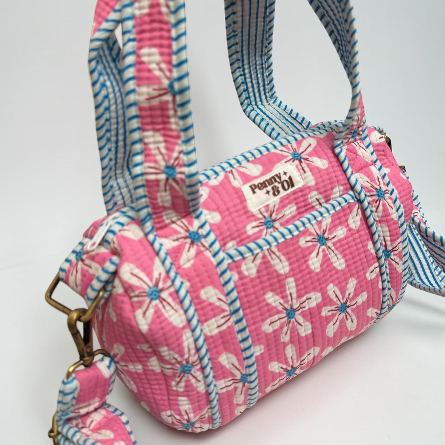 Daisy Dream Mini Duffle Tote Bags - Penny & Ol