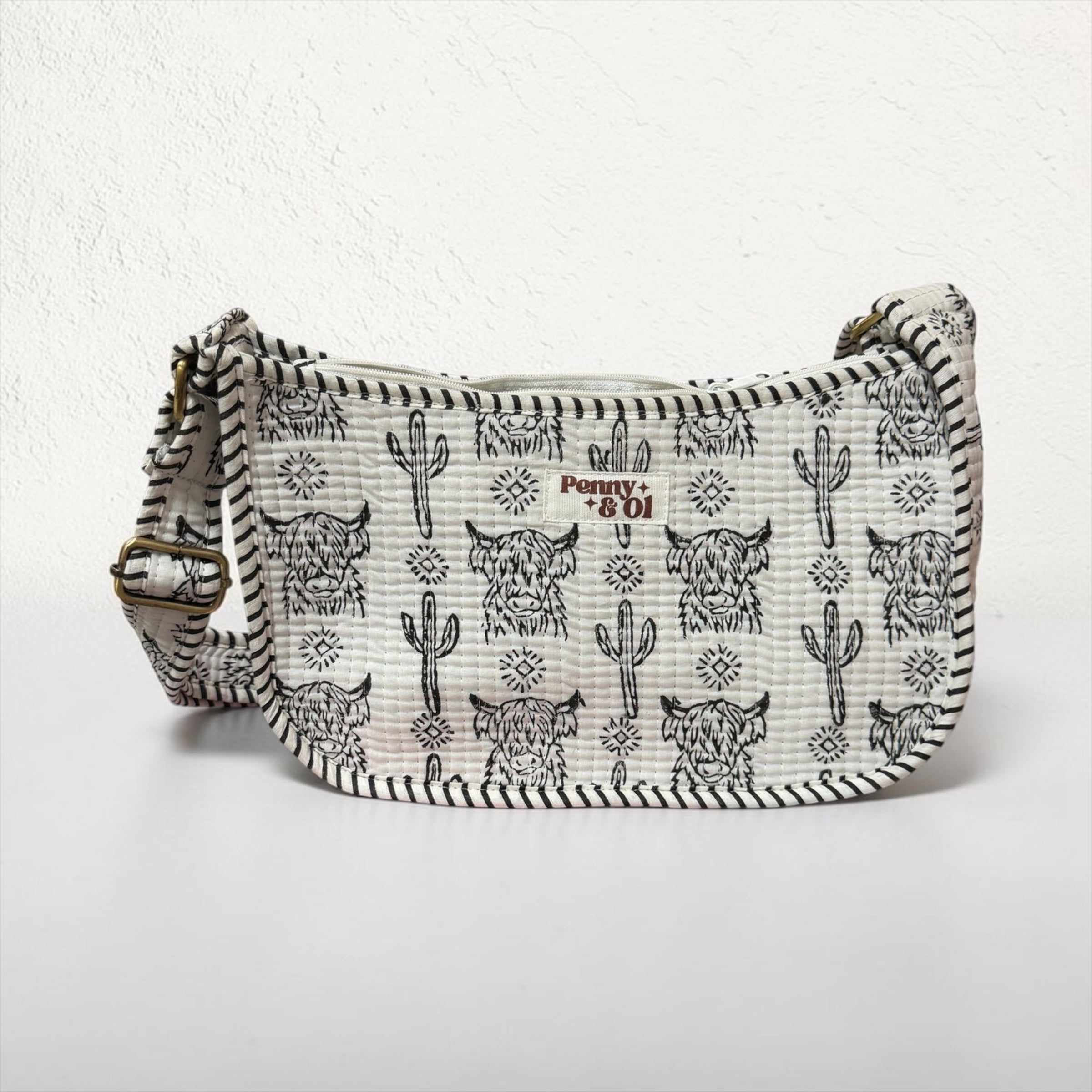 Highland cow Mini SHOULDER bag, cross body bag